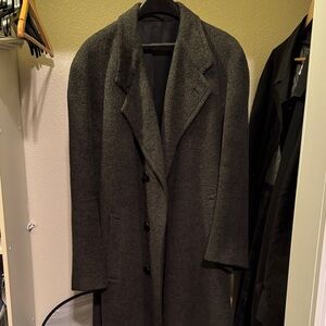 Men's Charcoal Trench Coat
